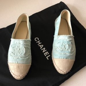 Authentic Chanel Espadrilles Limited Edition Color